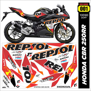 สติกเกอร์ลอกลาย Honda CBR 250RR AS0011 REPSOL Doff/ Gloss All พร้อมส่ง