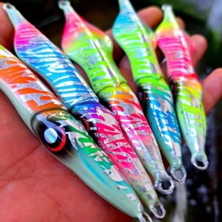 Jig SQUID SQUID ฟิลล์นามธรรม สีรุ้ง 400 กรัม