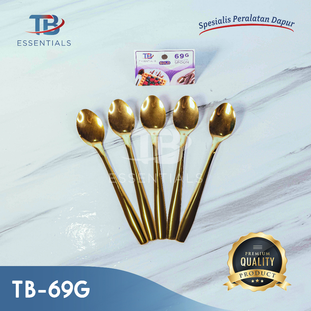 TB ESSENTIALS - TB-69G GOLD COFFEE TEA SPOON