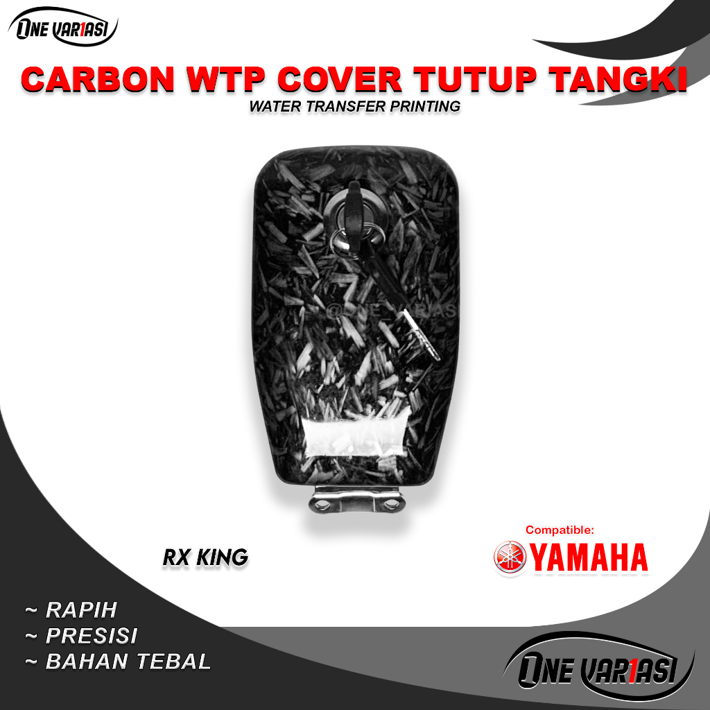 RX KING CARBON TANK CAP FORGED CARBON