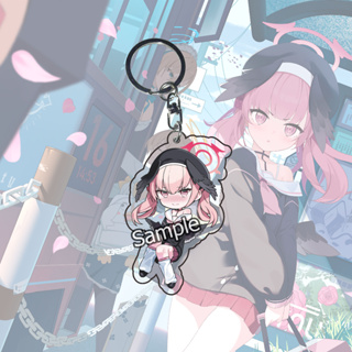 พวงกุญแจ จี้การ์ตูนอนิเมะ Shimoe Koharu Hp strap Hp Souvenir Ganci Game สีฟ้า