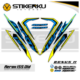 สติกเกอร์ AEROX 155 9 MOTIF OLD AEROX 155vva STICKER Unique AEROX 155vva STICKER Unique AEROX 155vva STICKER STOCK DECAL LIST POLET Stickerkustore