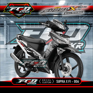 สติกเกอร์ ลายกราฟฟิค Supra X 125fi Modif Cool Supra X 125 Fi 006