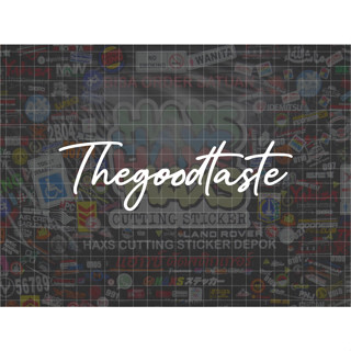 สติกเกอร์ Thegoodtaste ขนาด 20 ซม. สําหรับตกแต่งรถจักรยานยนต์