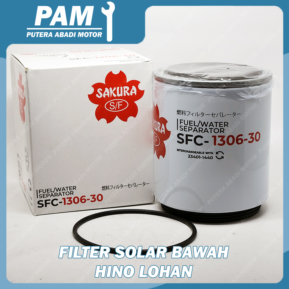 Hino Lohan SAKURA SFC-1306-30 / SFC 1306 30 กรองดีเซลล่าง