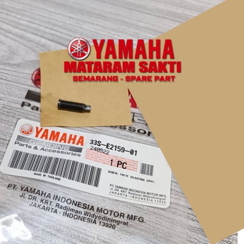 SCREW VALVE ADJUSTMENT/ORIGINAL YAMAHA VALVE ADJUSTMENT BOLT (33S-E2159-01)