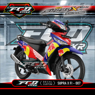 สติกเกอร์ ลายกราฟฟิค Supra X 125 Fi Modif Keren Supra X 125 Fi 007