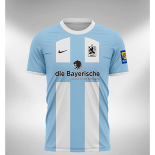 เสื้อกีฬาแขนสั้น ลายทีม TSV 1860 Munich Home 2023 2024