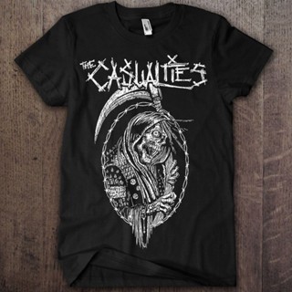 เสื้อยืดลําลอง สไตล์พังก์ THE CASUALTIES