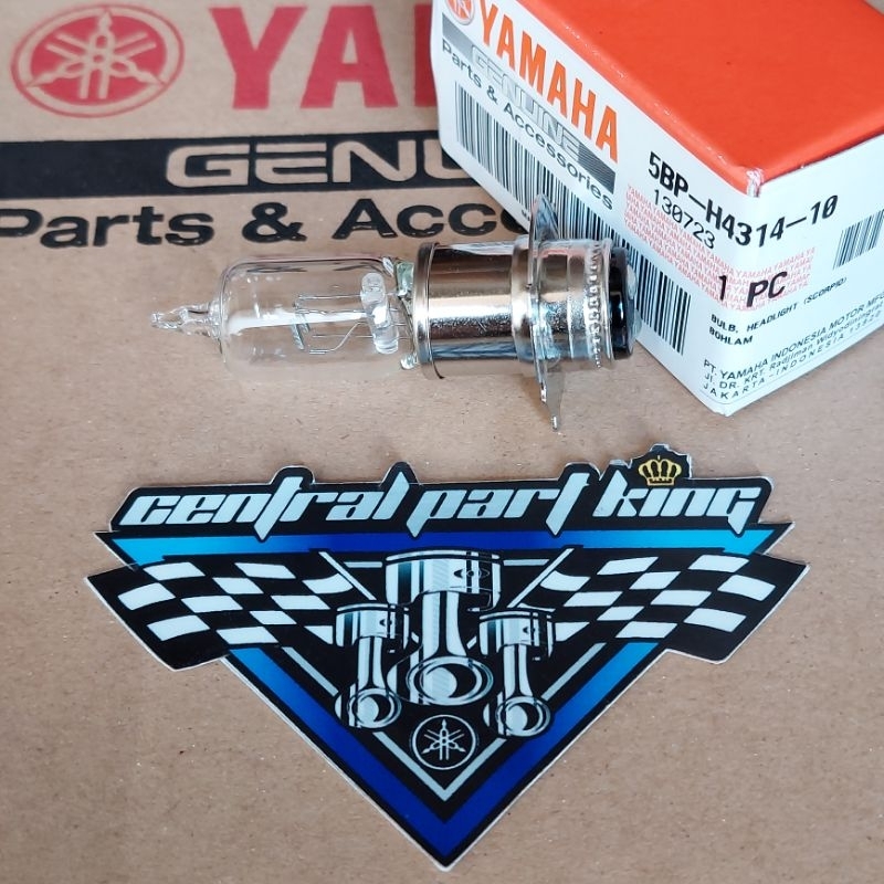 HEADLIGHT BULB 36.5W RX KING 2002-2008, SCORPIO ORIGINAL YAMAHA 5BP-H4314-10 00