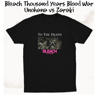 Unohana vs Zaraki To The Death เสื้อยืด พิมพ์ลายอนิเมะ Bleach TYBW K0344