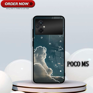 [CR02] ใหม่ล่าสุด เคสนิ่ม แวววาว สําหรับ XIAOMI POCO M5 | Poco M3 4G |Poco M4 PRO | Poco M5S | เคส ลายท้องฟ้าน่ารัก สไตล์โมเดิร์น