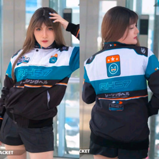 New Nascar  แจ็กเก็ตฟรีสติกเกอร์