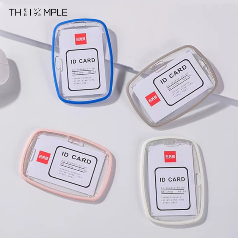 Id Card holder/Card holder Acrylic /Name Tag DIY แนวนอนและแนวตั้ง-THIMPLE