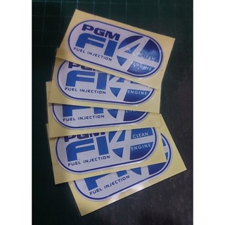 สติกเกอร์เรซิ่น ลายนูน PGM F1 4Clean