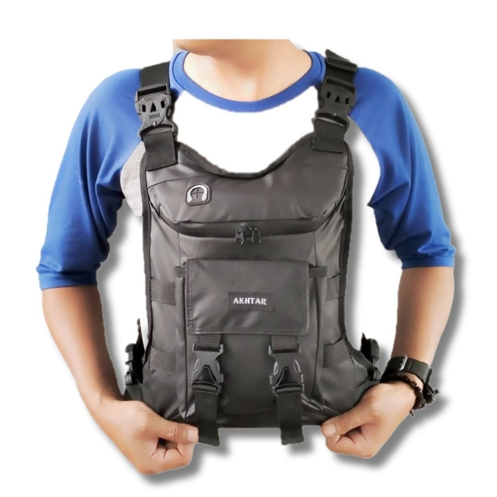 Simple Mens Bag Tactical Rig Bag Outdoor Chest Bag