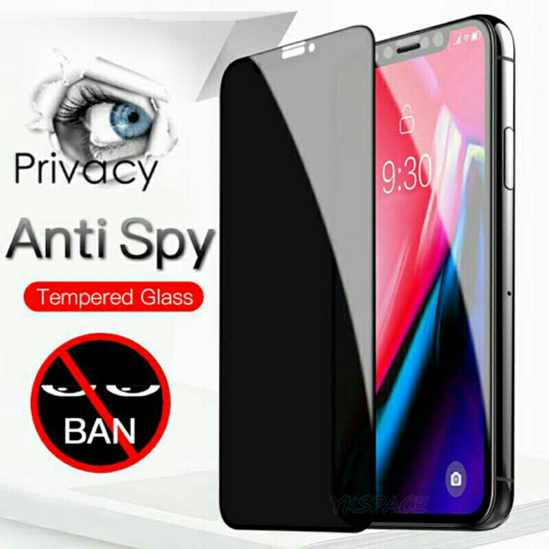 กระจกนิรภัย Spy Privacy Oppo A1K A3S A37/Neo 9 A5S A7 A12/A11K A15/A15S A16 A16E A16K A17 A17K A36 A