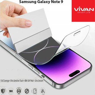 Vivan ไฮโดรเจล Samsung Galaxy Note 9 ป้องกันรอยขีดข่วน ของแท้ คริสตัลใส ป้องกันหน้าจอ ป้องกันเต็มรูปแบบ