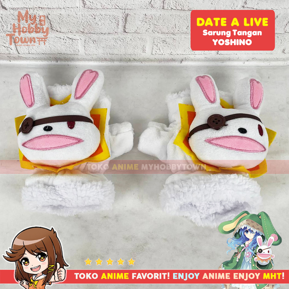 Yoshino Himekawa Yoshinon Kawaii Date A Live ถุงมืออนิเมะ