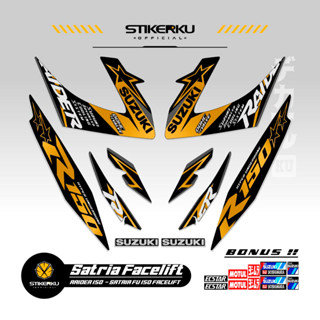 สติกเกอร์ SATRIA FU 150th MOTIF STICKER RAIDER 150 REBORN F150 พร้อมส่ง สติกเกอร์ สําหรับตกแต่ง