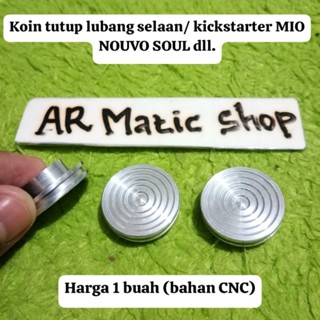 เหรียญ CNC วันอังคาร รูเตะสตาร์ท MIO NOUVO SOUL MIO J Fino coin CVT kick starter yamaha