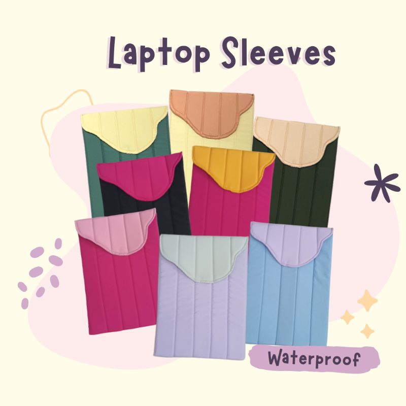Ipad & Laptop Sleeves Puffy Puff Wave Series by Basita Official (กระเป๋าแล็ปท็อป / เคส Ipad / Laptop