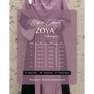 Abaya ZOYA โดย ANGGREKYANI