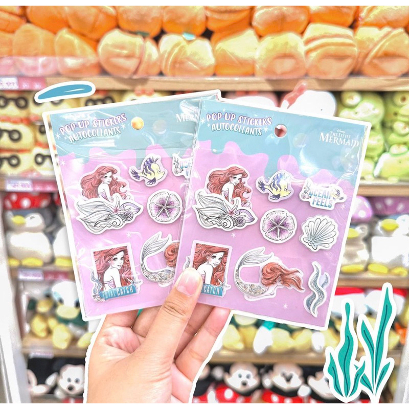 สติ๊กเกอร์ป๊อปอัพ สติ๊กเกอร์ MINISO ARIEL DISNEY THE LITTLE MERMAID