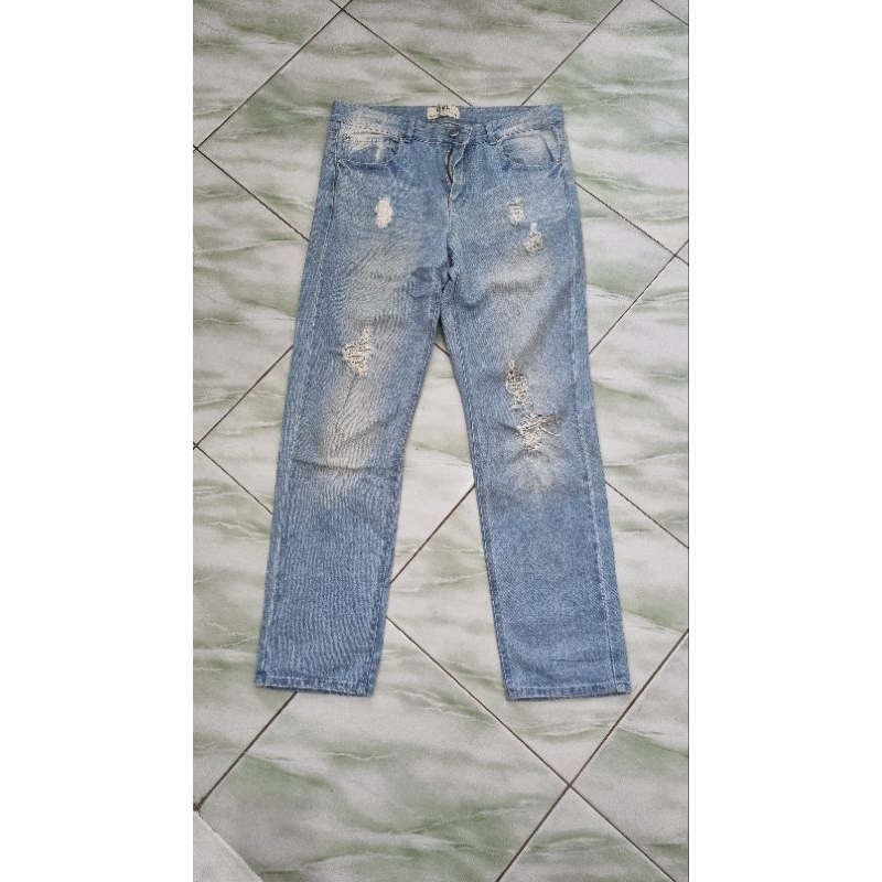 กางเกงยีนส์ Preloved GRL