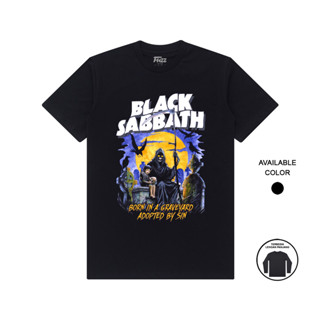 เสื้อยืด พิมพ์ลาย SABBATH BAND METAL Music DISTRO สีดํา สําหรับผู้ชาย ผู้หญิง