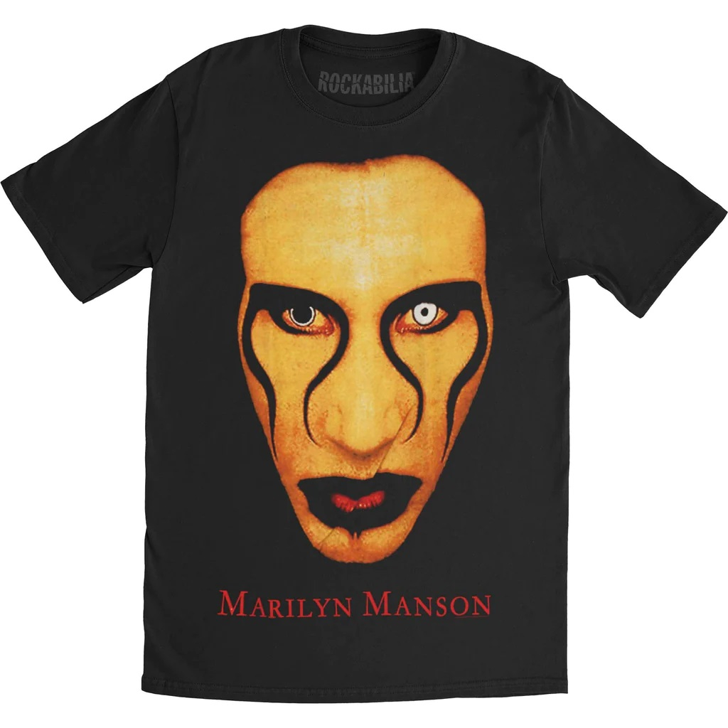 เสื้อยืด ทรงสลิมฟิต พิมพ์ลาย Marilyn Manson Sex Is Dead