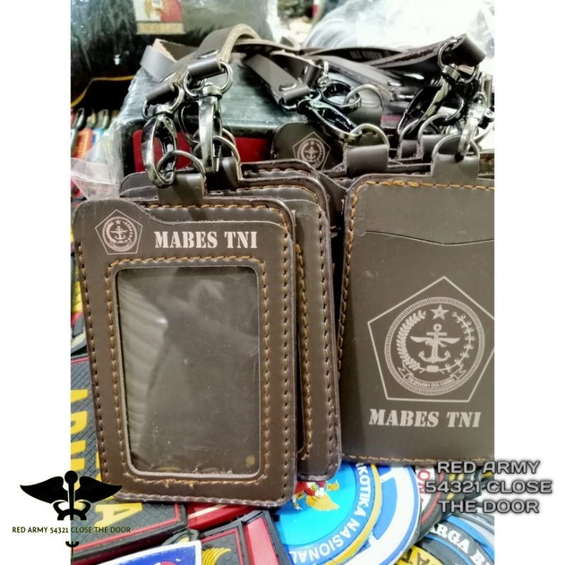 ID Card Holder Lanyard Name Tag Logo Headquarters-Tni