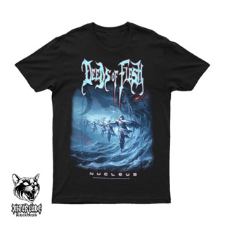 เสื้อยืด พิมพ์ลาย Brutalmind DEEDS OF FLESH Nucleus สําหรับผู้ชาย