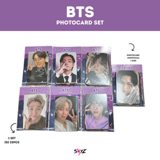 พร้อมส่ง] ชุดโฟโต้การ์ด B TS - isi 25 ชิ้น - Taehyung Jungkook Jhope Jimin Suga Sogan Rapmon - pc set army