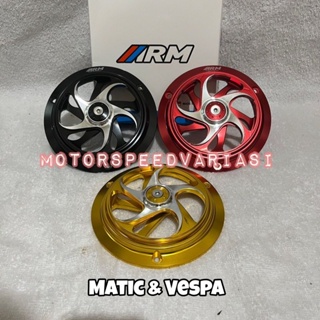 ฝาครอบพัดลมสปินเนอร์ CNC สําหรับ Beat Vespa Full Fazzio Vario Genio Primavera GTS S Sprint