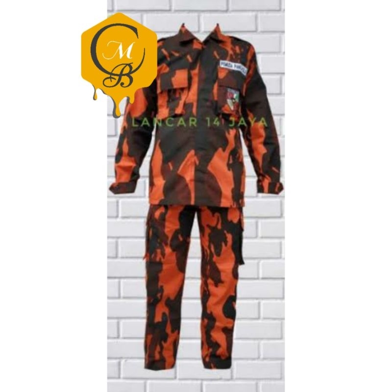 KEMEJA PANCASILA YOUTH CAMO SHIRT L.LONG - PANCASILA YOUTH CAMO SHIRT - PP CAMO SHIRT