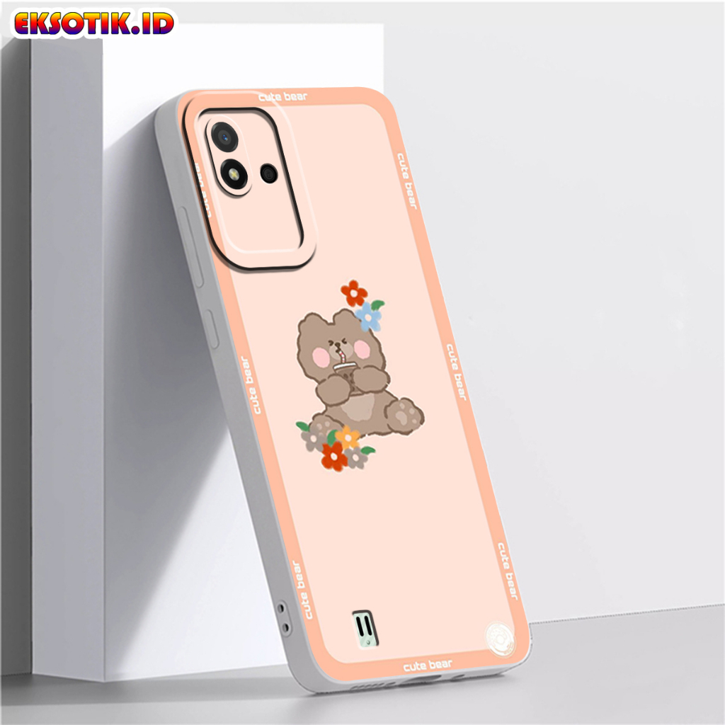 เคส REALME NARZO 50i - Eksotik.id - เคส REALME NARZO 50i - เคส CUTE BEAR - ผิวมือถือ - REALME NARZO 