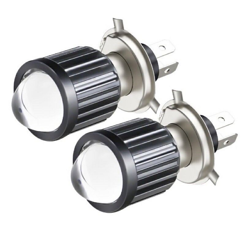 H-4 Laser D2 2 สีสีขาว/เหลืองและขาว/ขาว DC ไฟหน้ารถจักรยานยนต์ - D2-H4