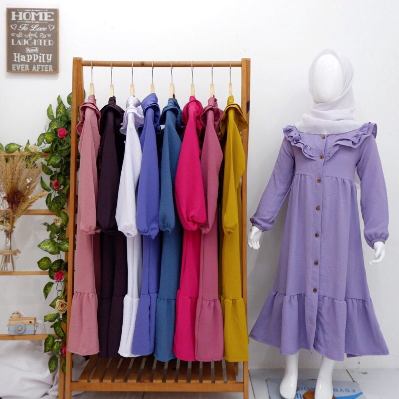MARSHA RUFFLE DRESS*