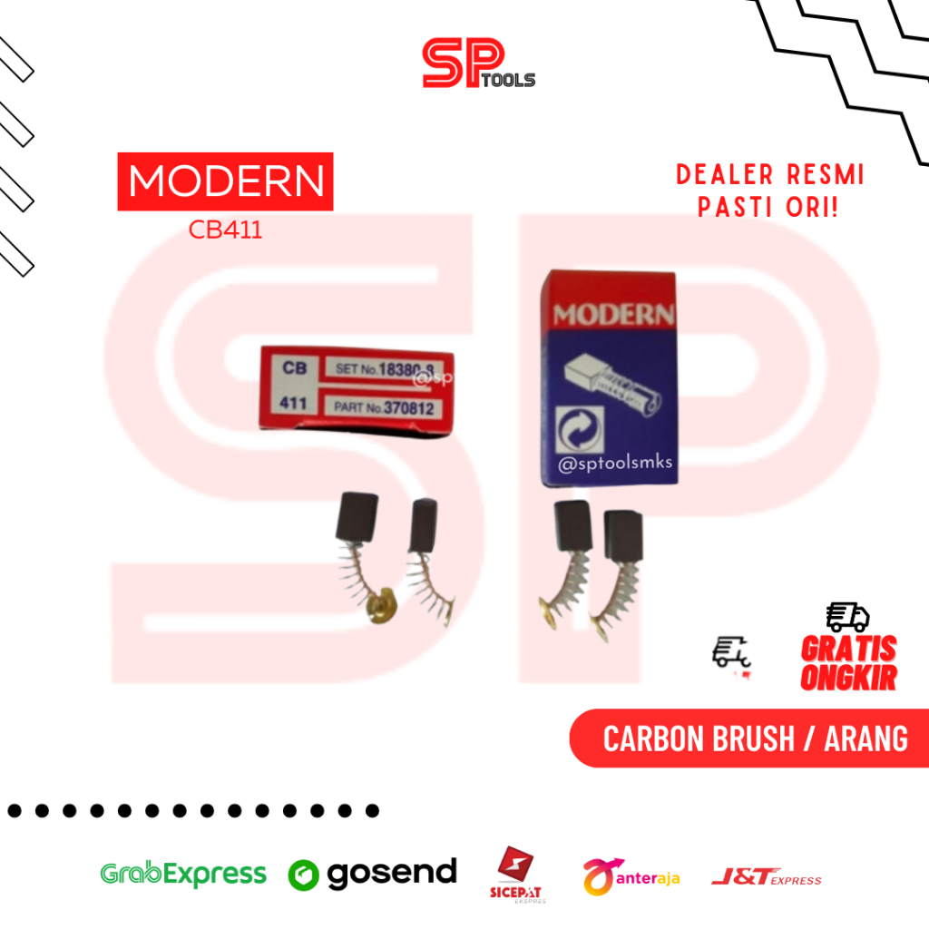 CABRON BRUSH / CHARCOAL / SPUL / COL / BOSTEL MODERN CB411 CB 411 CB-411