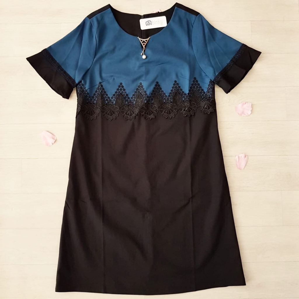 ชุดเดรสผู้หญิง "Yenna" BY3651 Size XXL
