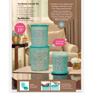 TUPPERWARE Trio ชุดกล่องโมเสคทัปเปอร์แวร์ 3 ชิ้น