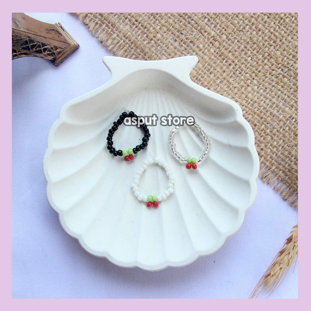 [PART 6] CERI RING / CHERRY RING / CHERRY RING / JENO NCT / BEAD RING / SMILE BEAD RING / BEADS / KO