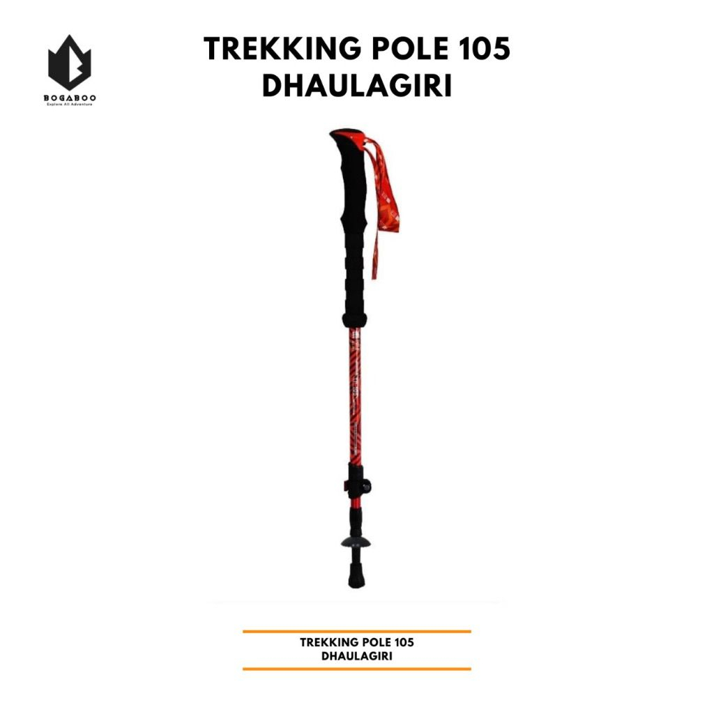 Drhaagiri 105 Trekking Pole Alloy Antishock Tracking Pole เดินป่ากลางแจ้ง Anti-rust Mountain Stick