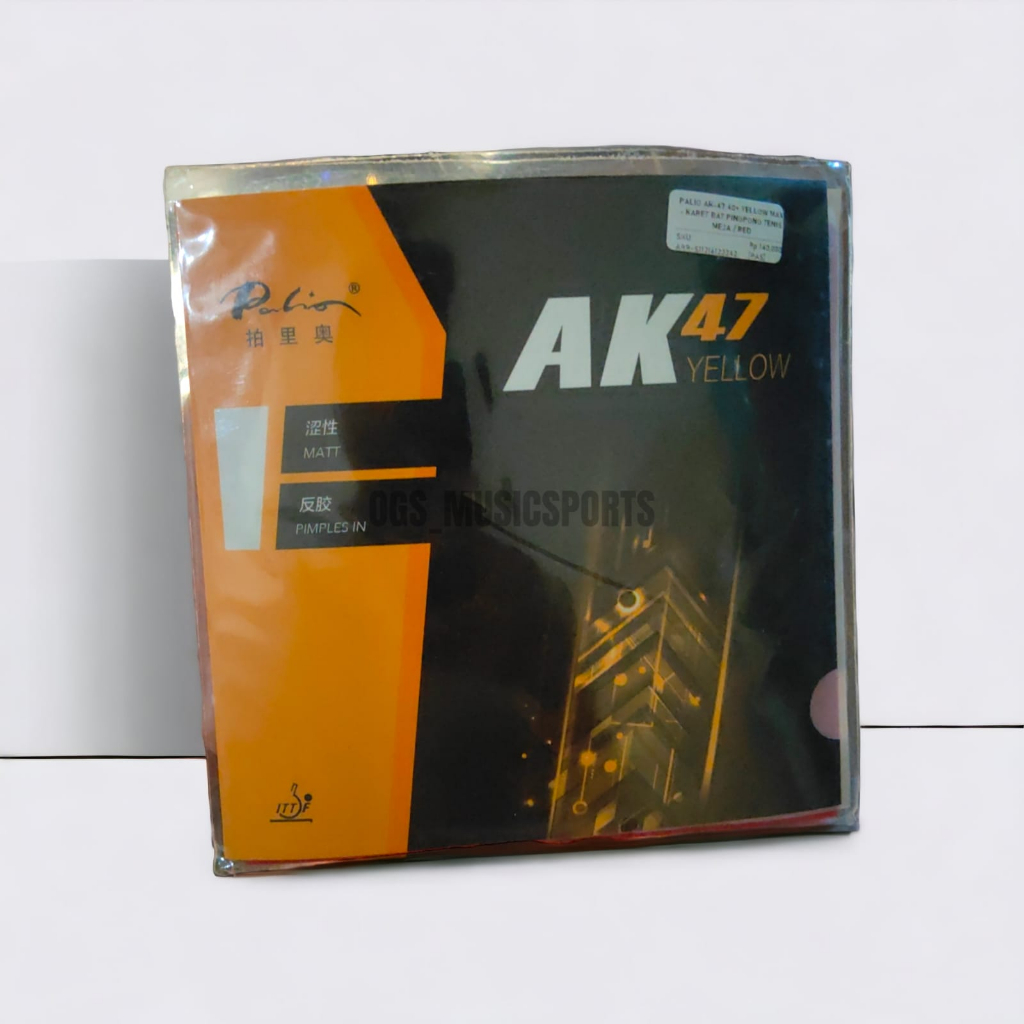 Palio AK-47 40+ YELLOW max - ยางปิงปองปิงปอง