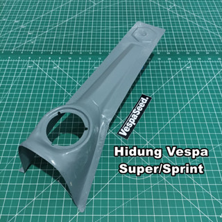 จมูกหกเหลี่ยม ลายโลโก้ Vespa Super Sprint