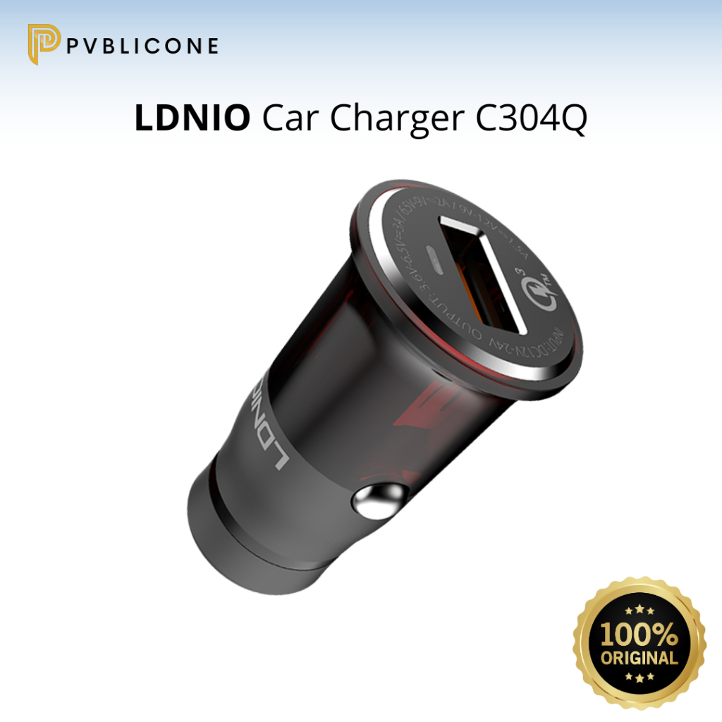 LDNIO FAST CHARGING CAR CHARGER C304Q 1 USB