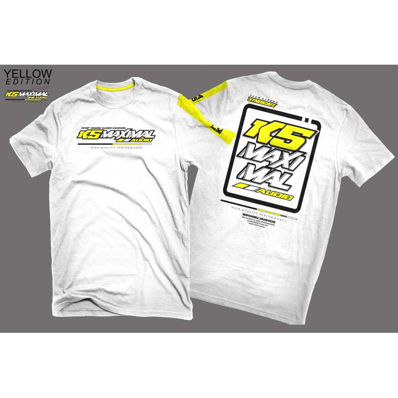 เสื้อยืด K5 MAXIMMAL AUDIO ORIGINAL MARCHANDISE YELLOW EDITION SOURCE