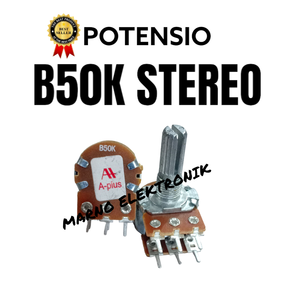 POTENSIO B50K STEREO B50KSTEREO B 50K สเตอริโอต้นฉบับ