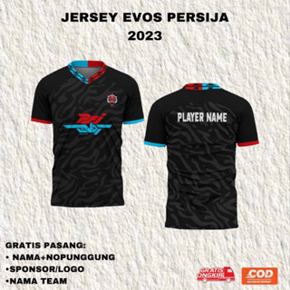 เสื้อกีฬาแขนสั้น ลายทีม Jersey EVOS PERSIJA 2023